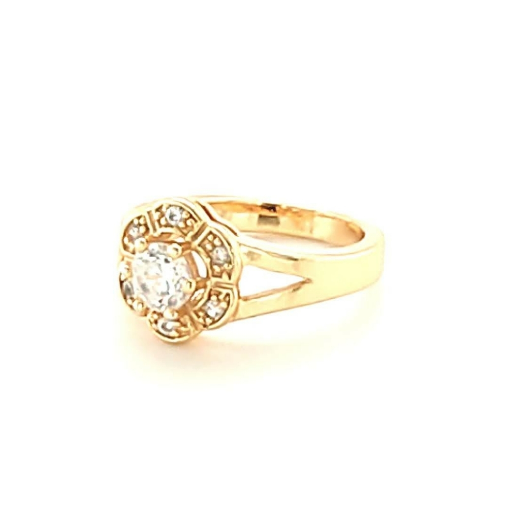 Ladies English Cluster Flower Ring